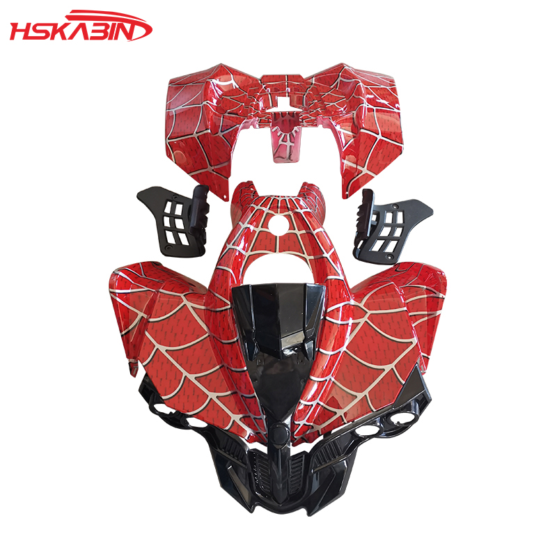 Часть внедорожника пересеченная маленькая вездеходная Пластмассовая часть кузова углеродное волокно переводная крышка пластиковая atv рамка лампа