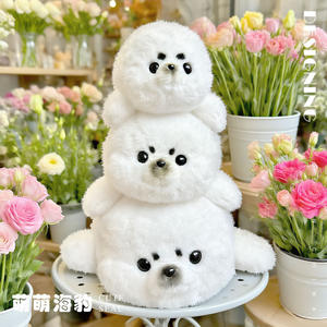 Lindos Peluches de Foca <span class=keywords><strong>Momo</strong></span> - Adorable Almohada Infantil de Animales Marinos - Regalo Navideño - Decoración del Hogar - Product Image 6