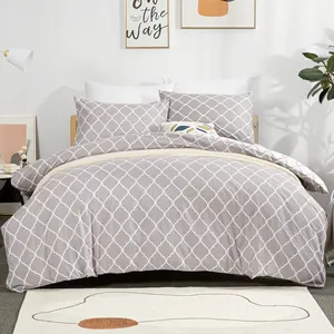 Luxury Simplicity Design Duvet Cover Set Microfiber Polyester Duvet Cover Set Fashion Comforter Cover