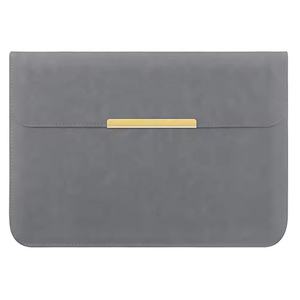 Matte PU cuir bureau mallette pour ordinateur portable homme d'affaires pochette pour ordinateur portable pour macbook 11 13 15 pouces - Product Image 1