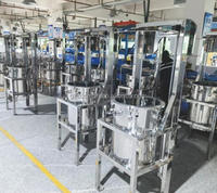 Désinfectant liquide pour les mains, liquide vaisselle, réservoir de mélange à double enveloppe avec agitateur