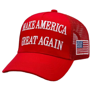 Tùy chỉnh tùy chỉnh Maga làm cho mỹ tuyệt vời một lần nữa USA Cờ Thêu Logo lưới trucker Snapback gorras mũ nón cho nam giới phụ nữ - Product Image 2