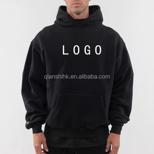 Sweats à capuche courts en molleton pour hommes Premium 100% coton Sweat à capuche épais avec logo personnalisé Sweat à capuche d'hiver vierge surdimensionné de haute qualité - Product Image 6