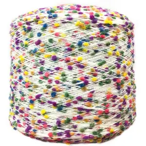 Fil supplémentaire fantaisie de perles, fil de couleur, pour tricoter à la main, fil mélangé pour pull à Crochet, livraison gratuite