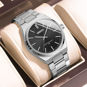 Reloj de banda de acero inoxidable personalizado de moda para 2663 hombres únicos de negocios de moda de lujo impermeable día/fecha - Product Image 4