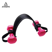 Ceinture de hanche réglable pour le fitness, ceinture d'entraînement avec poids pour haltères, barre de musculation, exercices de pont de hanche