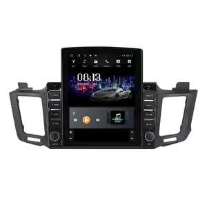 टेस्ला टोयोटा के लिए खड़ी एंड्रॉयड कार नेविगेशन रेडियो प्लेयर RAV4 2013-2017 कार वीडियो मल्टीमीडिया स्टीरियो ऑडियो सिस्टम कोई डीवीडी