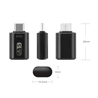Tarjeta de Red Inalámbrica de Doble Banda Tipo C AC650, Adaptador WiFi USB de 650 Mbps, 2.4G 5.8G, para PC, Laptop, Mac, Dongle WiFi Tipo C