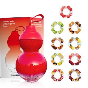 Botella <span class=keywords><strong>de</strong></span> agua con degradado deportivo Tritan sin BPA <span class=keywords><strong>de</strong></span> Color personalizado para tapa <span class=keywords><strong>de</strong></span> paja, muchos sabores, anillo <span class=keywords><strong>de</strong></span> sabor sin calorías, bebida directa Met - Product Image 6