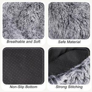Luxury Fashion Fluffy Plush Soft Round <b>Dog</b> <b>Bed</b> Waterproof Breathable Washable <b>Sofa</b> <b>Bed</b> for Cats & <b>Dogs</b> Customizable Color - Product Image 4