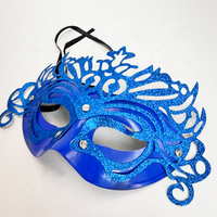 Masque de fête de mascarade vénitienne pour adultes et enfants Patch pour les yeux Accessoires de performance pour les décorations d'anniversaire et d'Halloween