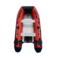 Bateau pneumatique rigide en aluminium et PVC, bateau de pêche à la carpe Zodiac robuste, bateau pneumatique de pêche à la rame pas cher pour la pêche