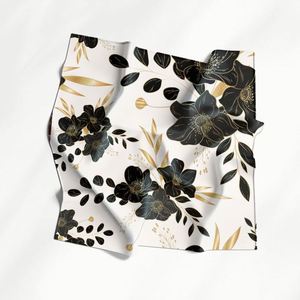 Foulard en Soie 90x90, Bandana Personnalisé en Soie, Foulards en Soie sur Mesure, Design Élégant pour Femmes et Hommes, Accessoire de Mode, Usage Quotidien, Cadeau - Product Image 1