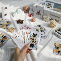 Jeu de cartes personnalisé de luxe avec logo imprimé, pour couple, famille et jeux de société pour adultes, éducatif