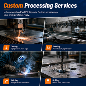 Laser Cutting Q345B Galvanized <b>Pickled</b> 2mm 1500mm EN 10025 Carbon Steel Plate for Bridge Fabrication - Product Image 4