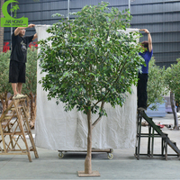 Arbre ficus artificiel réaliste moderne de l'usine HAIHONG, en plastique, banian, écologique, décoration intérieure pour centre commercial, hôtel