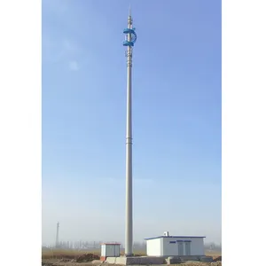 HDGマイクロ波アンテナ30m50m信号極通信モノポールタワー