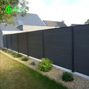 WPC PVC ev çiti kapısı bahçe lazer kesim gizlilik eskrim korkuluk paneli