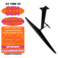 Hydrofoil 1500 V2 Sayap Depan High Aspect 1510Cm² untuk Pengguna Berat dan Pemula, Mudah Dipompa, Luncuran Stabil, Aksesoris Foil