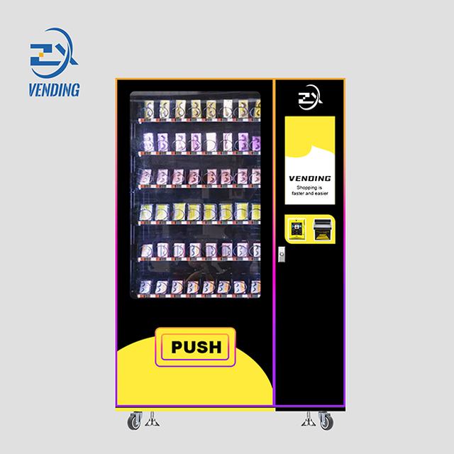 Mini Water & Drinks Vending Machine for Snacks with SDK Function 300-600 Capacity Absorption Cooling System