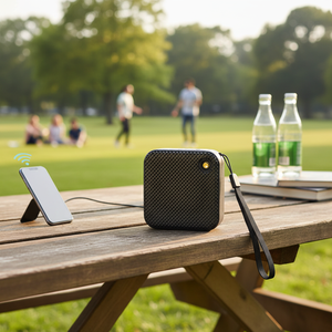 Altoparlante Wireless alla Moda con Design a Rete, Audio HiFi con Bassi Potenziati, Impugnatura con Cinghia per Dispositivi Universali, Nero, Prodotto in Cina - Product Image 4