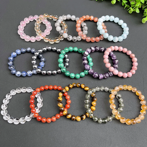 Trendy Chic Exquisite Naturstein Schmuck Handgemachte raffinierte Kristall Heils teine Edelstein Perlen Armbänder für Frauen - Product Image 4