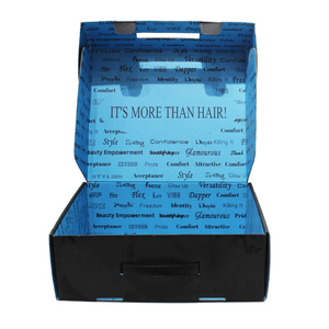Boîtes d'expédition en carton ondulé avec logo de marque personnalisé, emballage durable et recyclable pour cosmétiques, perruques, cadeaux, envoi postal - Product Image 2