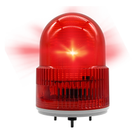 Système d'alarme incendie industriel JR avec son et lumière, LED rotative clignotante, ABS, DC 12-36V, volume réglable, prise en charge vocale USB