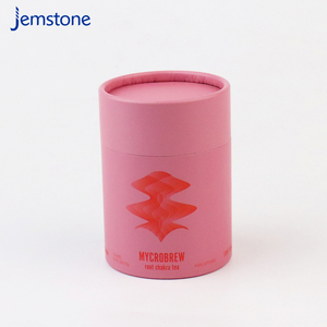 Logotipo impreso personalizado de fábrica, venta al por mayor, tubo de papel de embalaje impreso en color personalizado con tapa - Product Image 2