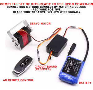 Module <span class=keywords><strong>de</strong></span> commande <span class=keywords><strong>de</strong></span> direction <span class=keywords><strong>miniature</strong></span> sans fil avec télécommande, boutons AB, marche avant et arrière, et tension <span class=keywords><strong>de</strong></span> 5V/8V. - Product Image 2