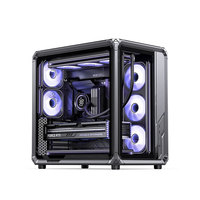 Boîtier ATX JONSBO X400 Pro en SPCC et plastique ABS avec fenêtre latérale pour PC Gamer