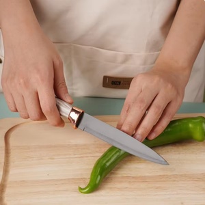 6 PCS Professional Chef <b>Knife</b> <b>Set</b> <b>Sharp</b> Meat <b>Knife</b> Peeler Kitchen Accessories Stainless Steel Kitchen <b>Knife</b> for Cutting - Product Image 3