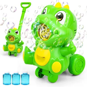 (Nur für US-Kunden) TOY Life Rasenmäher Dinosaurier 5 Löcher Automatische Blasen gebläse Maker Toys Bubbles Machine für Kinder