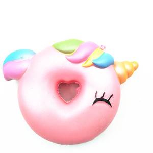 <span class=keywords><strong>Unicornio</strong></span> Donut forma PU espuma estrés bola suave Squishy juguete para regalo para niños y niñas <span class=keywords><strong>de</strong></span> 5 a 7 años directo <span class=keywords><strong>de</strong></span> fábrica - Product Image 3