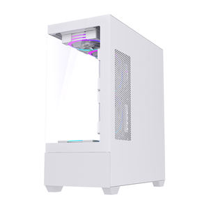 Caja de PC para Juegos Lovingcool Personalizada, E-<span class=keywords><strong>ATX</strong></span>/<span class=keywords><strong>ATX</strong></span>/M-<span class=keywords><strong>ATX</strong></span>, Torres Completas, Cristal Frontal/Lateral, Blanca, en Stock - Product Image 3