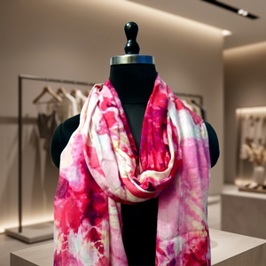 Vibrant Viscose Floral Women's Pashmina Soft Elegant Long Scarf Summer Traditional <b>Shawl</b> Digital Print MAYURI CREATIONS Stock - Product Image 2