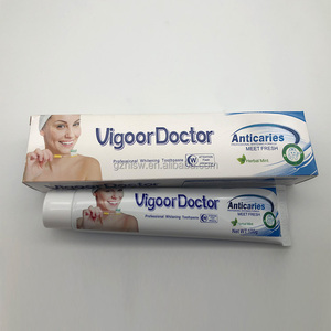 VigoorDoctor 100g <span class=keywords><strong>Dentifrice</strong></span> Anti-Carie Blanchissant Nettoyage en Profondeur Haleine Fraîche Protection Émail Forte Soin Buccal Quotidien en Gros - Product Image 4