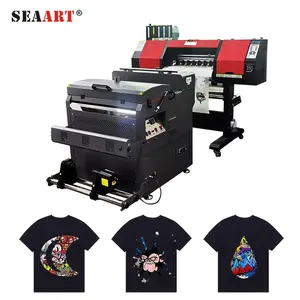 Impressora de tinta branca direta a impressora filme, gesso, transferência de calor, máquina de impressão de inkjet xp600 dtf com agitador e secador