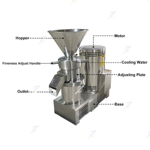 Moulin colloïdal <span class=keywords><strong>de</strong></span> haute qualité en acier inoxydable <span class=keywords><strong>de</strong></span> qualité alimentaire noix châtaigne pistache Tahini sésame à vendre - Product Image 2