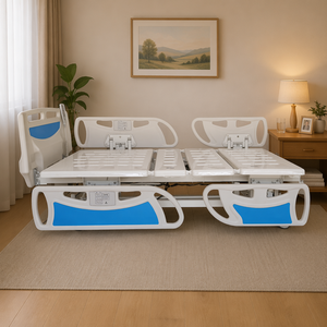 Letti Ospedalieri di Lusso per Pazienti Disabili, Letto da Degenza a Tre Funzioni Regolabili con Asta <span class=keywords><strong>Portaflebo</strong></span> - Product Image 5
