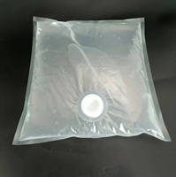 Sac en boîte de 20 L transparent avec valve à huile, recharge écologique BIB avec sortie d'eau pour l'eau, les liquides alimentaires, la mayonnaise, sac à 2 couches