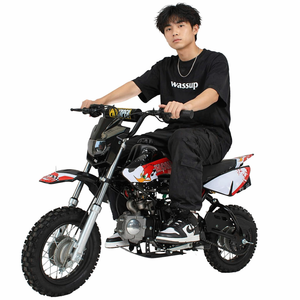 Oferta Especial: Motocicleta de Gasolina de 110cc, Refrigerada por Aire, Monocilíndrica, 4T, con Doble Tubo de Escape Recto - Product Image 1