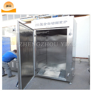 <span class=keywords><strong>Horno</strong></span> comercial para ahumar carne, salchicha de <span class=keywords><strong>pollo</strong></span>, pescado, casa de humo, máquina para fumar salchichas de acero inoxidable - Product Image 4