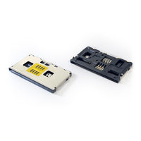 Connecteur de carte intelligente SMT MUP haute durabilité 8+2, adaptateur de carte, prise pour terminaux de point de vente, distributeurs automatiques, distributeurs de cartes électroniques, portefeuilles électroniques
