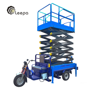 Nhà Máy Giá Cao Độ Cao Hoạt Động Điện Ba Bánh Xe Di Động Cắt Kéo Nâng Cao Độ Cao Xe Nâng Bảng Nền Tảng - Product Image 2