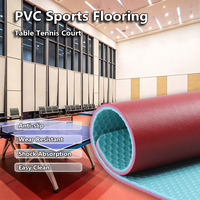 أرضية PVC منقوشة من HANLI، سماكة 4.5 مم، مناسبة لغرف تنس الطاولة، مضادة للانزلاق وصديقة للبيئة ومقاومة للتآكل