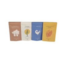 Comprimé/Capsule de supplément anti-humidité et odeur 50mg 80mg avec impression personnalisée sac de pochette d'emballage de pilules en plastique zip-lock