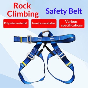 Suministro Directo de Fábrica: Cinturón de Seguridad de Medio Cuerpo para Montañismo y Escalada en Roca, Entrenamiento contra Incendios, Escape de Caída Rápida en Altura - Product Image 2