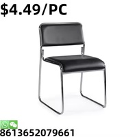 Chaise de bureau en cuir pivotante et confortable