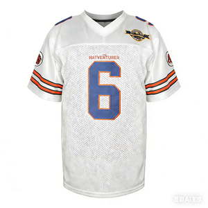 Jersey Kustom Lengan Pendek Jersey Olahraga Jersey Pemain Sepak Bola Amerika - Product Image 6